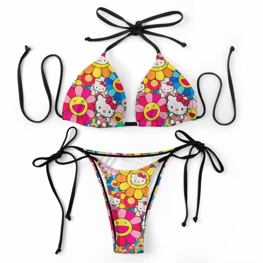 HK x Marakami two piece Bikini