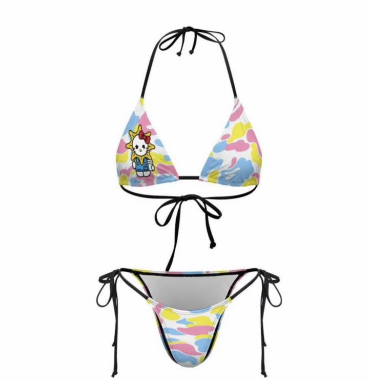 Camo two piece bikini
